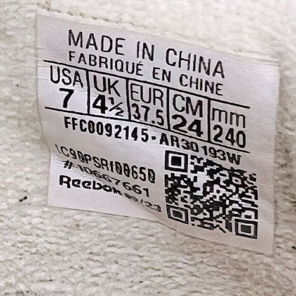 Reebok classic women’s shoes, size 7 - Picture 6 of 6